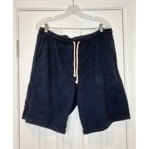 Adam Mar Mens Drawstring Sweat‎ Shorts Navy Blue XL
